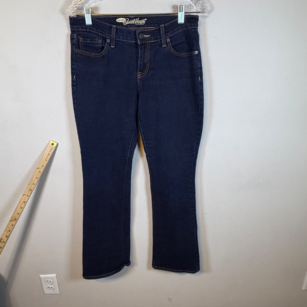 Old Navy Womens Bootcut Jeans Sweetheart Dark Wash 6 Short